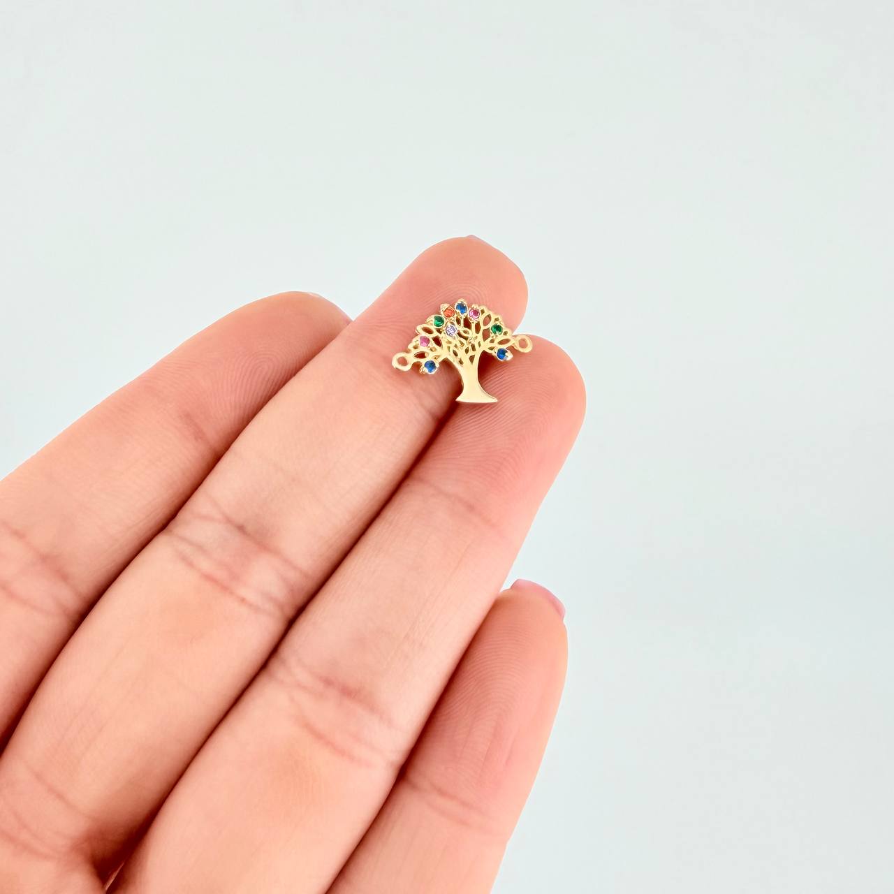 Charm Tree of Life 0.9g / 3/4 in 18K Yellow Gold