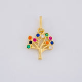 Dije Arbol de la Vida 0.75g / 3/4 in Oro Amarillo 18K
