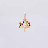 Dije Arbol de la Vida 0.75g / 3/4 in Oro Amarillo 18K