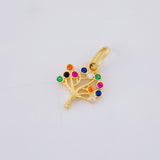 Dije Arbol de la Vida 0.75g / 3/4 in Oro Amarillo 18K