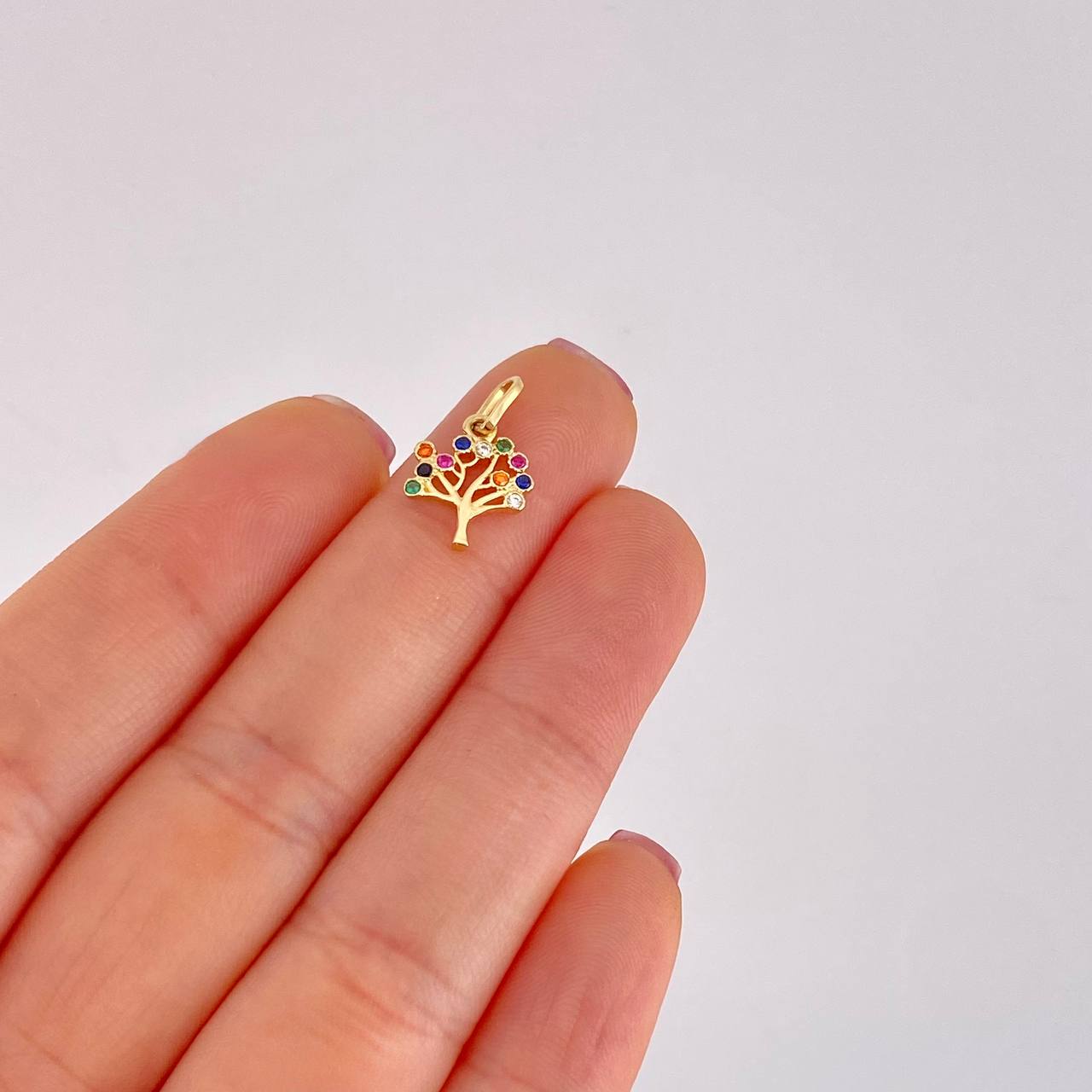 Dije Arbol de la Vida 0.75g / 3/4 in Oro Amarillo 18K