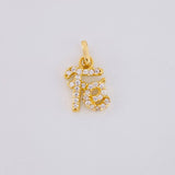 Dije Fe Tupida 0.85g / 1/2 in Oro Amarillo 18K