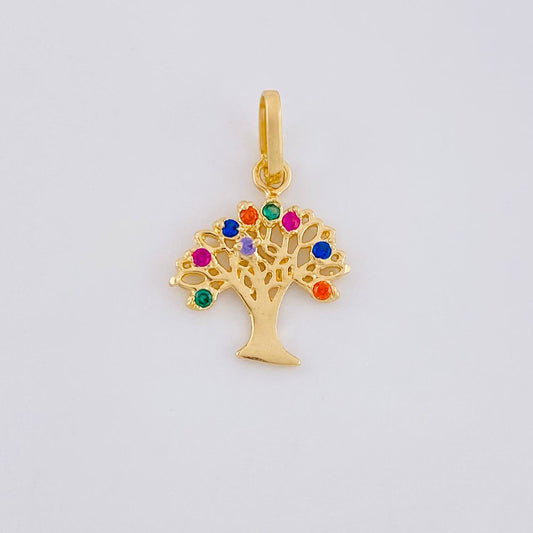 Dije Arbol de la Vida 1g / 3/4 in Oro Amarillo 18K