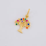 Dije Arbol de la Vida 1g / 3/4 in Oro Amarillo 18K