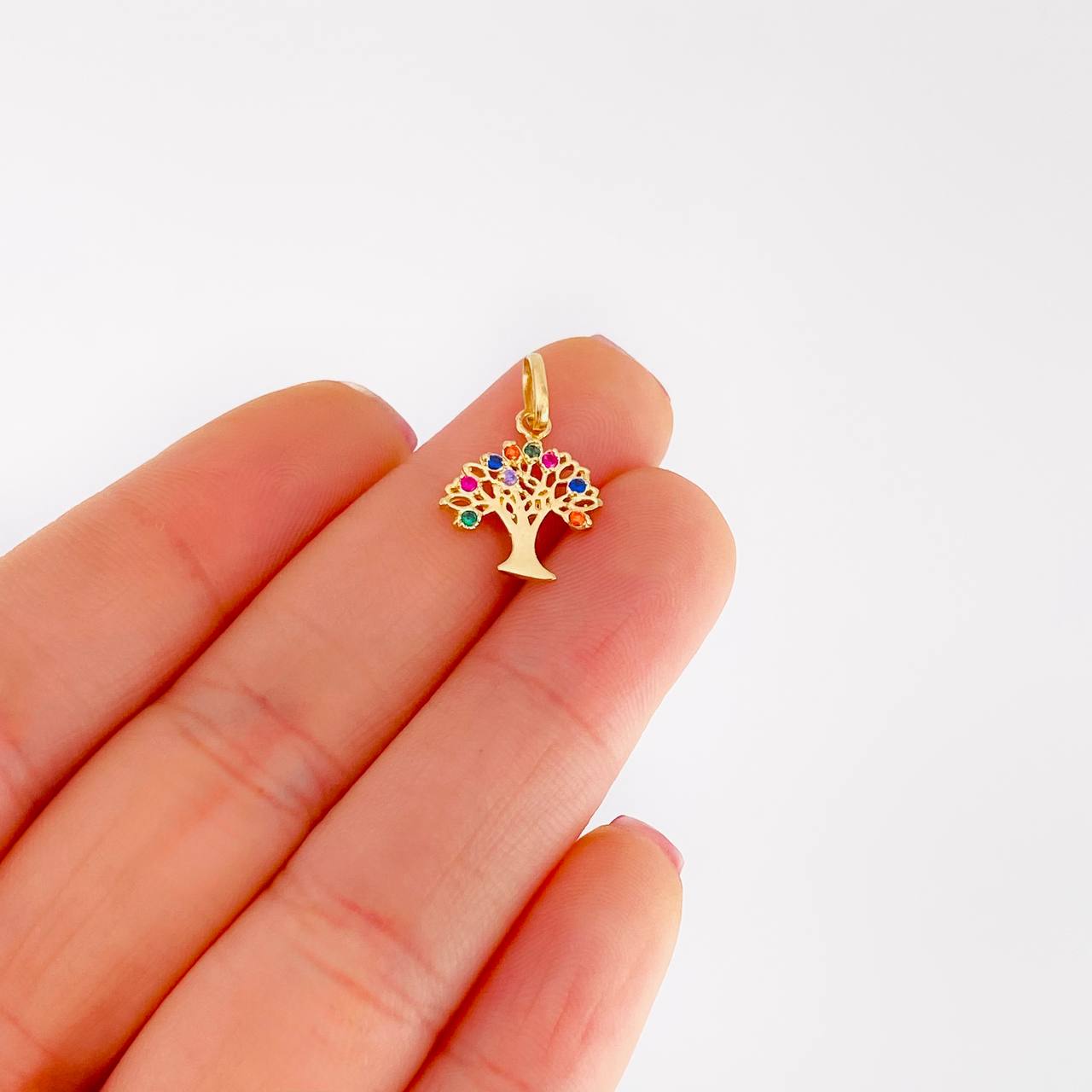 Dije Arbol de la Vida 1g / 3/4 in Oro Amarillo 18K