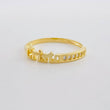 Anillo Cristo 1.85g / T7 1/2 Oro Amarillo 18K