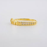 Anillo Cristo 1.85g / T7 1/2 Oro Amarillo 18K