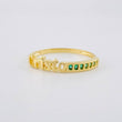 Anillo Cristo 1.75g / T7 Oro Amarillo 18K