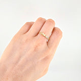 Anillo Cristo 1.75g / T7 Oro Amarillo 18K