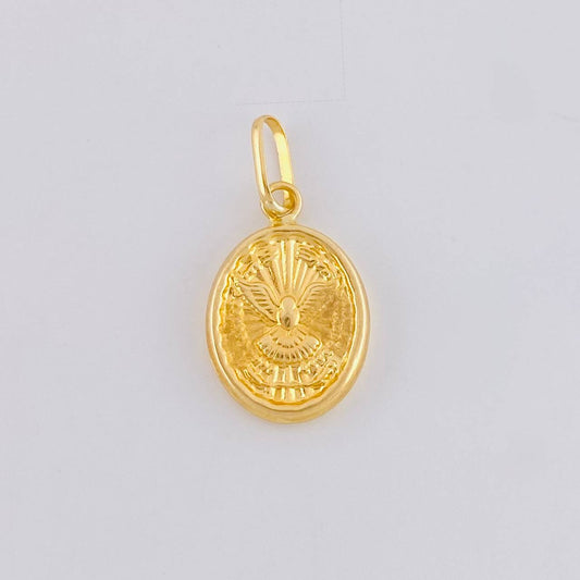 Dije Espiritu Santo 0.45g / 3/4 in Oro Amarillo 18K