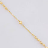 Rosario Virgen Milagrosa Cruz Diamantado 9.2g / 20 in / 3.4mm Oro Amarillo 18K