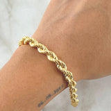 Pulso Lazo 5.8gr / 19.5cm / 5.6mm Oro Amarillo +3 18K