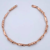 Bracelet Spanish Bracelet 4.7gr / 20.8cm / 3.3mm Barrel 18K Rose Gold $