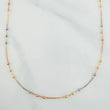 Classic Link Chain Beads 1.7 g / 17 1/2 in / 1.7 mm Three Golds 18K