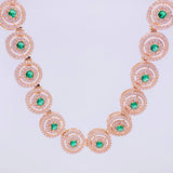 Cadena Tenis Circular 53.25g / 18 in / 11mm Oro Rosa 18K