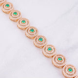 Pulso Tenis Circular 24.35g / 7 1/4 in / 10mm Oro Rosa 18K