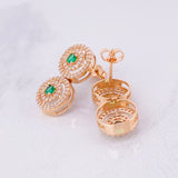 Topos Tenis Circular Colgante 5.8g / in / 10mm Oro Rosa 18K