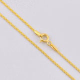 Cadena China 1.7g / 20 in / 1.05mm Oro Amarillo 18K