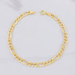 Figaro Bracelet 2.25g / 7 3/4 in / 4.45mm Yellow Gold 18K