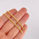 Pulso Franco 2.55g / 7 3/4 in / 2.1mm Oro Amarillo 18K