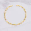 Figaro Bracelet 2.55g / 7 3/4 in / 4.1mm Yellow Gold 18K