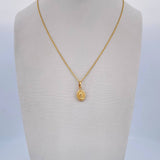 Set Cadena Singapur 1.1gr / 49.7cm 0.7mm + Dije Virgen Guadalupe 0.4gr / 1.5cm Troquelado Oro Amarillo 18K (Oferta) $