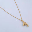 Singapore Chain Set 1.15gr / 50.1cm / 0.7mm + Pendant 0.5gr / 1.6cm Stamped Yellow Gold 18K (Offer) $