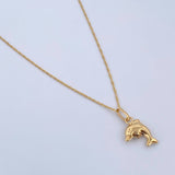 Singapore Chain Set 1.15gr / 50.1cm / 0.7mm + Pendant 0.5gr / 1.6cm Stamped Yellow Gold 18K (Offer) $