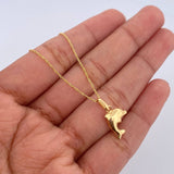 Singapore Chain Set 1.15gr / 50.1cm / 0.7mm + Pendant 0.5gr / 1.6cm Stamped Yellow Gold 18K (Offer) $