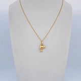 Singapore Chain Set 1.15gr / 50.1cm / 0.7mm + Pendant 0.5gr / 1.6cm Stamped Yellow Gold 18K (Offer) $