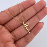 Set Singapore Chain 1.15gr / 50.1cm / 0.7mm + Pendant Iron 0.55gr / 1.6cm Smooth Yellow Gold 18K (Offer) $
