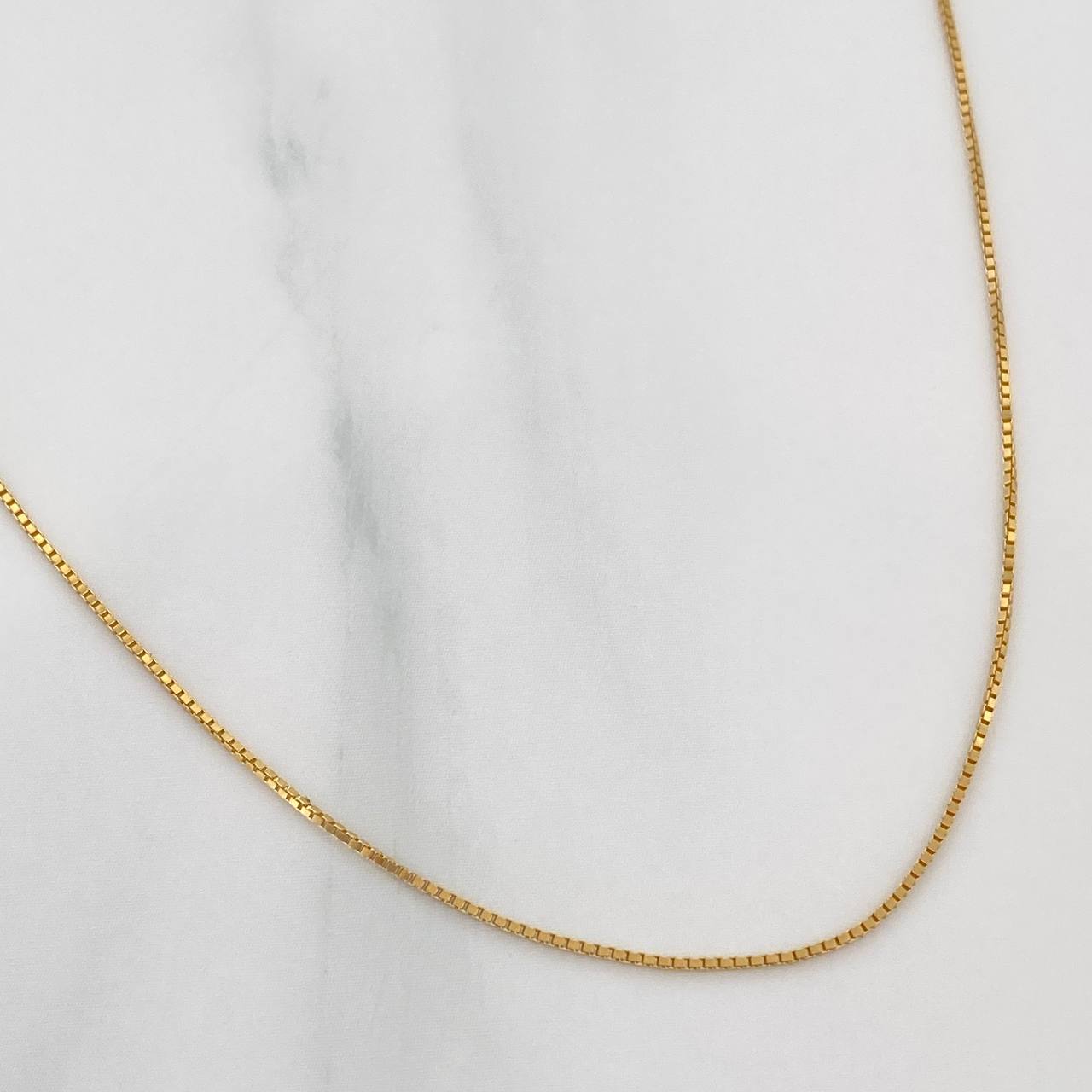 Venetian Chain 1.9 g / 19 3/4 in / 0.7 mm Yellow Gold 18K