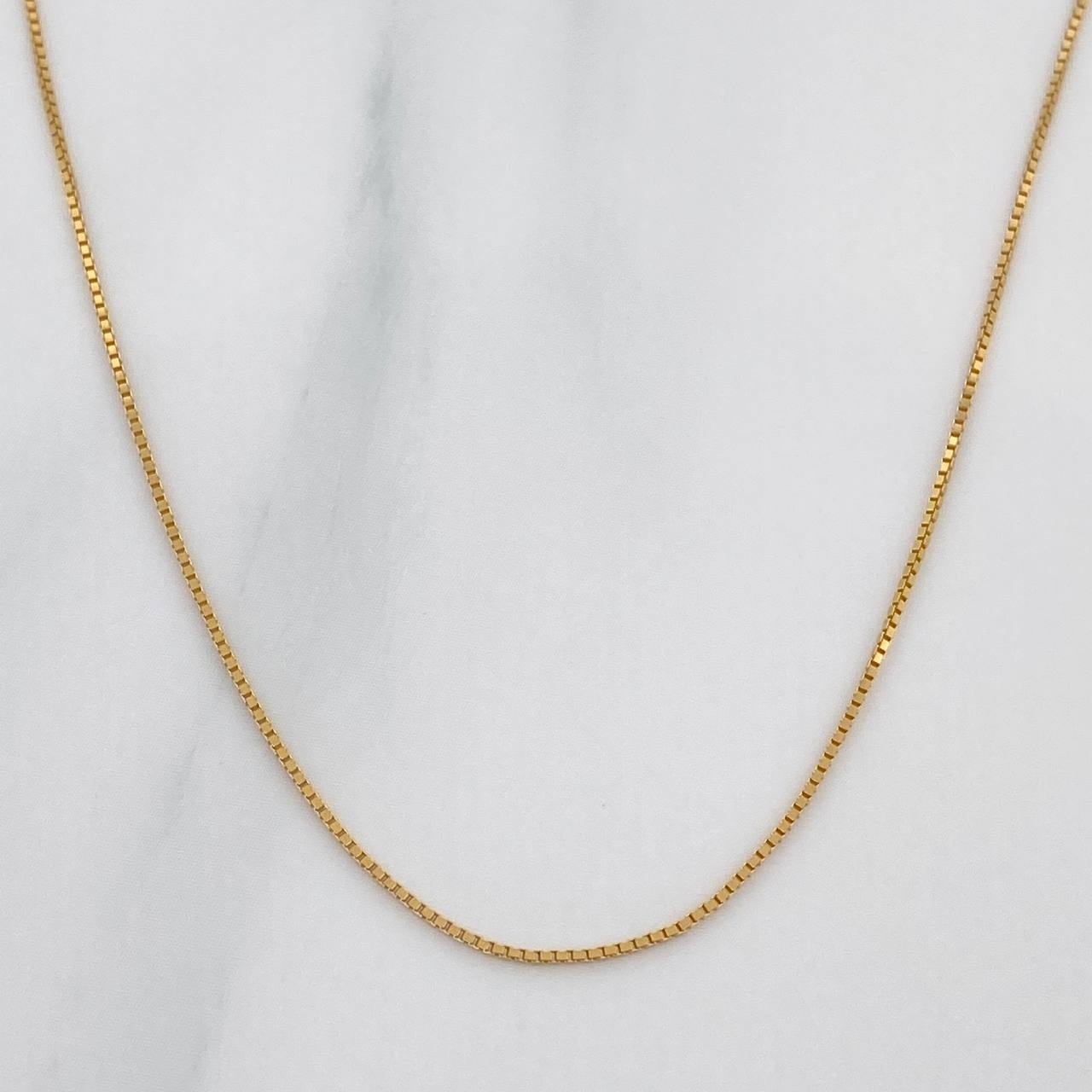 Venetian Chain 1.9 g / 19 3/4 in / 0.7 mm Yellow Gold 18K