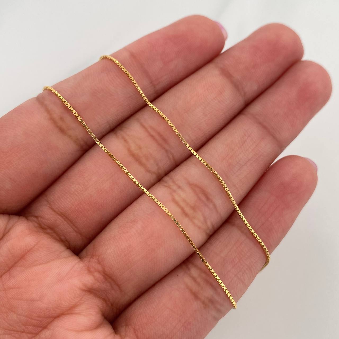 Venetian Chain 1.9 g / 19 3/4 in / 0.7 mm Yellow Gold 18K