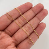 Venetian Chain 1.9 g / 19 3/4 in / 0.7 mm Yellow Gold 18K
