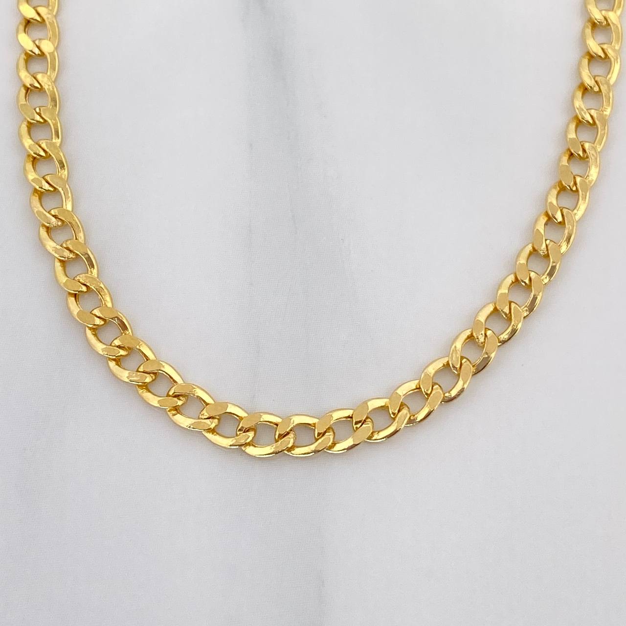 Cuban Links Bracelet 2.3 g / 7 1/4 in / 3.2 mm 18K Yellow Gold