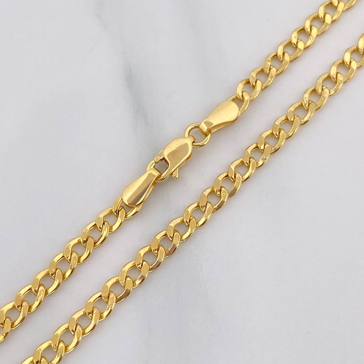 Cuban Links Bracelet 2.3 g / 7 1/4 in / 3.2 mm 18K Yellow Gold
