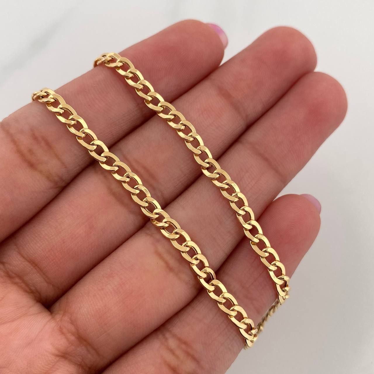 Pulso Cubano 1.7 g / 8 1/4 in / 3.15 mm Oro Amarillo 18K