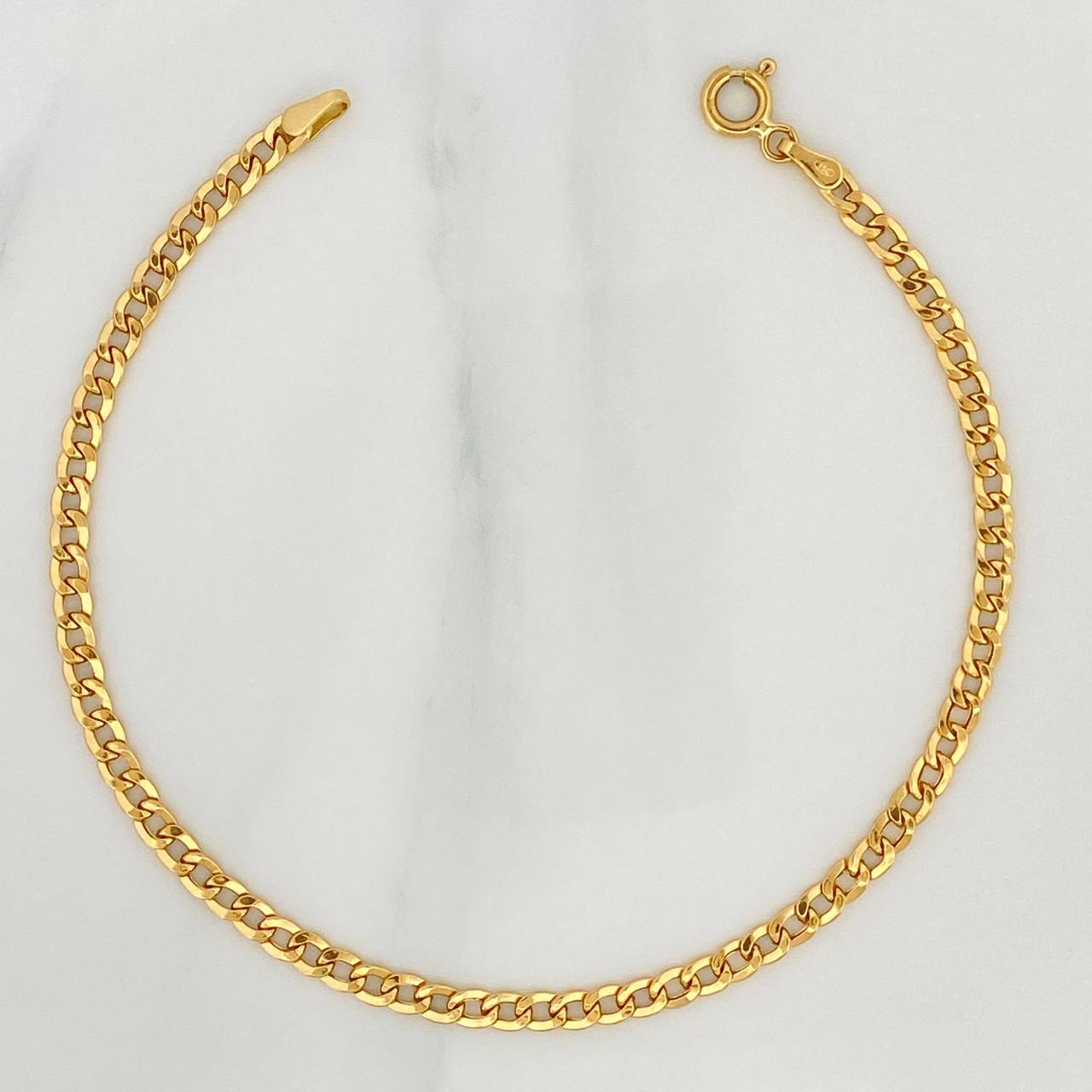 Pulso Cubano 1.7 g / 8 1/4 in / 3.15 mm Oro Amarillo 18K
