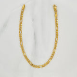 Figaro Bracelet 2.2 g / 7 1/4 in / 3.1 mm 18K Yellow Gold