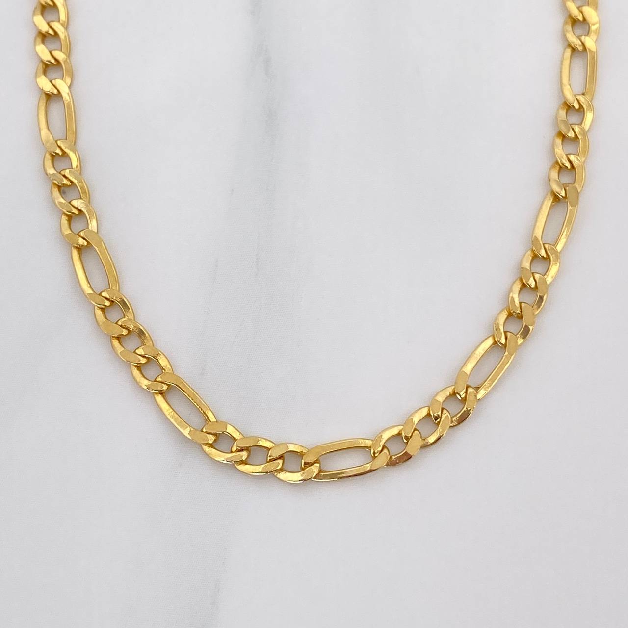 Figaro Bracelet 2.2 g / 7 1/4 in / 3.1 mm 18K Yellow Gold
