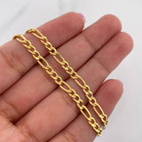 Figaro Bracelet 2.2 g / 7 1/4 in / 3.1 mm 18K Yellow Gold