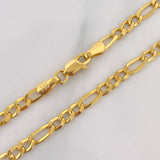 Figaro Bracelet 2.2 g / 7 1/4 in / 3.1 mm 18K Yellow Gold