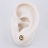 Topos Ola Cruzada 1.05g / in / 7.2mm Oro Amarillo 18K