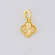 Diamond Cut Clover Pendant 1.3g / 3/4 in 18K Yellow Gold