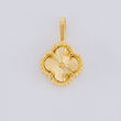 Dije Trebol Diamantado 0.7g / 1/2 in Oro Amarillo 18K