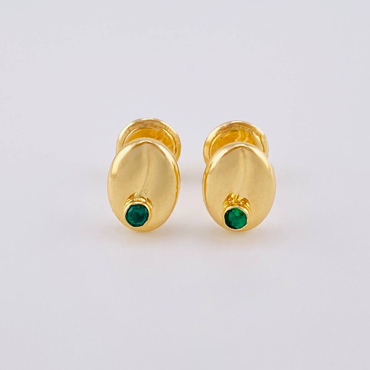 Topos Grano de Cafe 0.7g / in / 8mm Oro Amarillo 18K