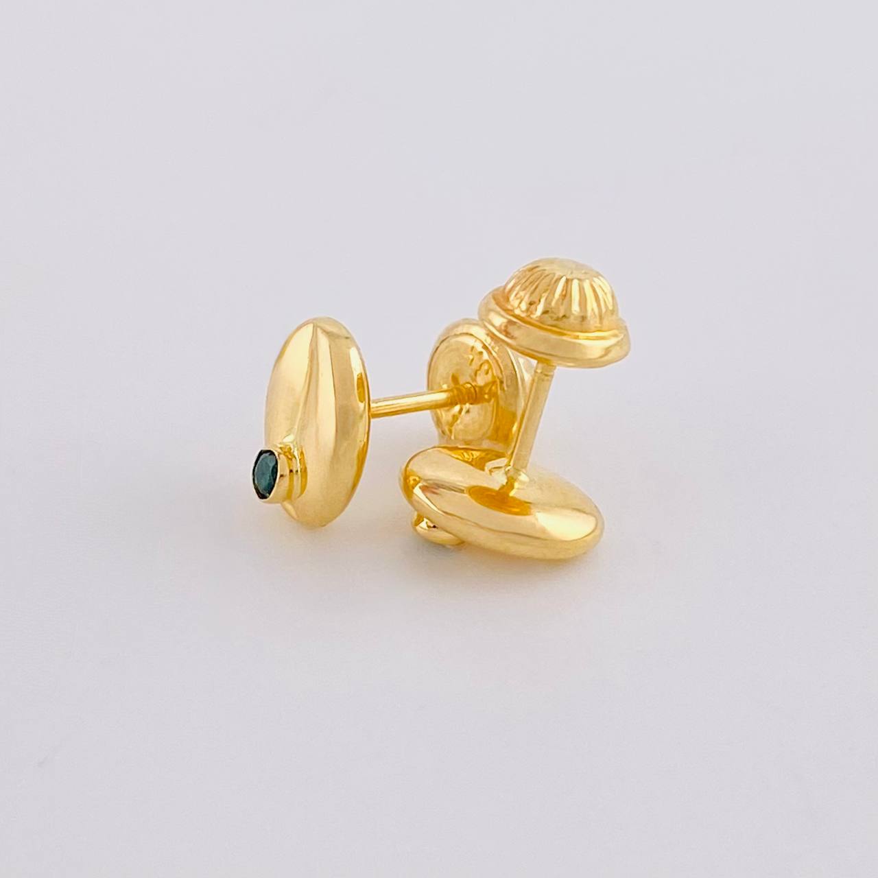 Topos Grano de Cafe 0.7g / in / 8mm Oro Amarillo 18K