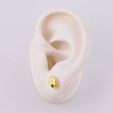 Topos Grano de Cafe 0.7g / in / 8mm Oro Amarillo 18K