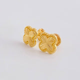 Topos Trebol Diamantado 1g / in / 8.8mm Oro Amarillo 18K